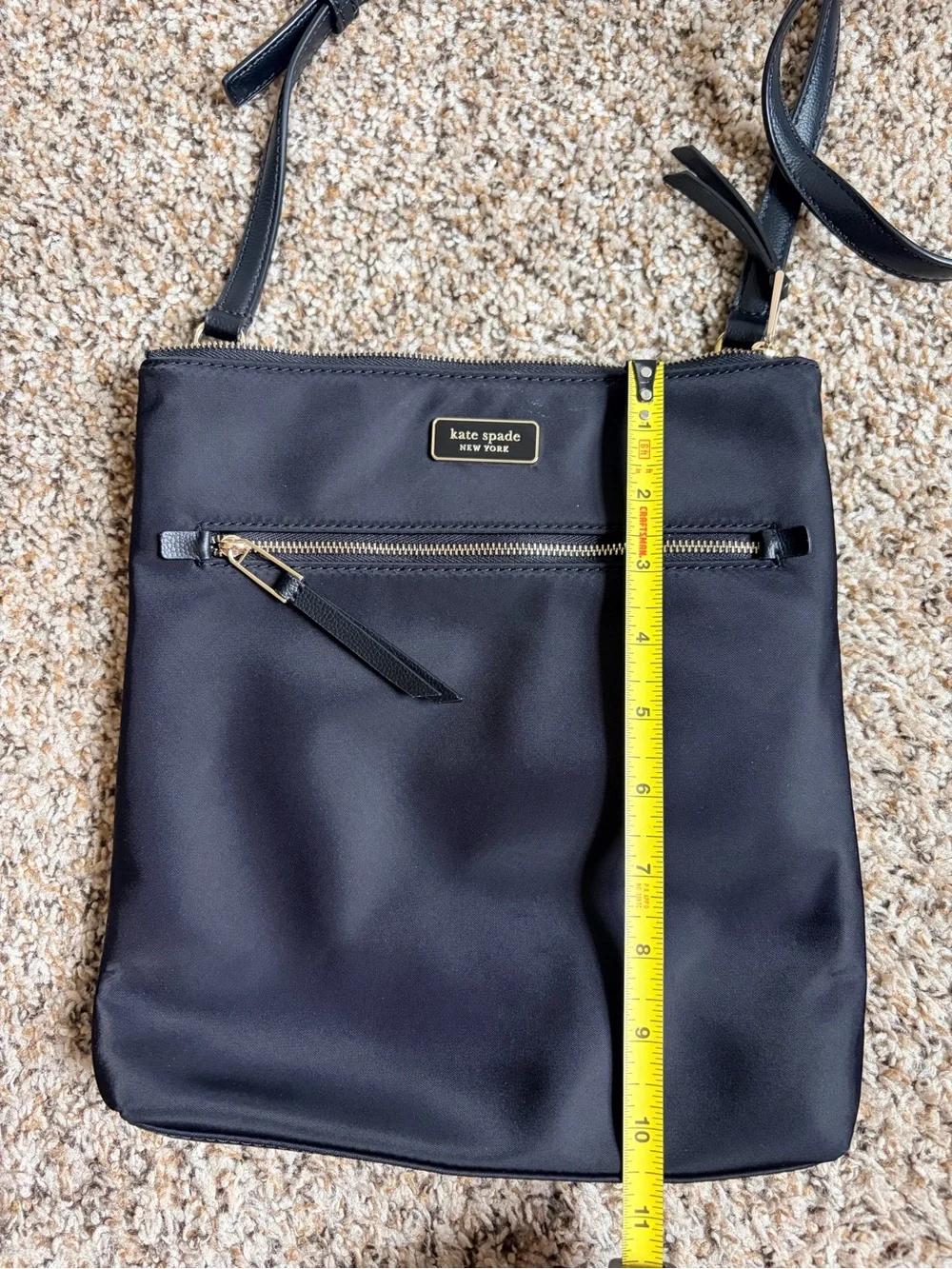 Kate Spade Outlet Dawn Flat Crossbody - Classic Black Nylon